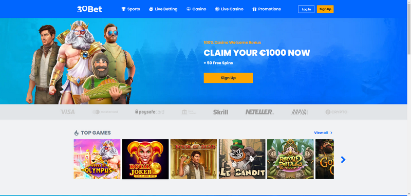 Waarom zou je 30Bet Online Casino eens proberen? Waarom zou je 30Bet Online Casino eens proberen?